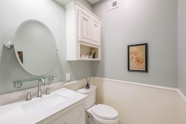 20727 Sea Pine Dr, Katy, TX 77450 - half bathroom with vanity and toilet