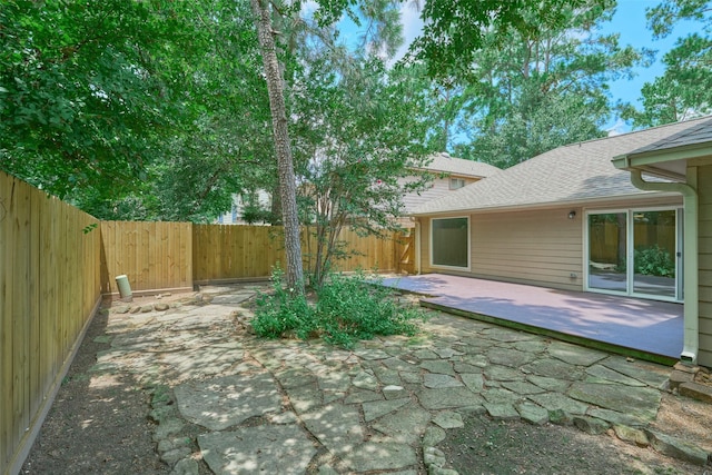 60 Hickory Oak Dr, The Woodlands, TX 77381 - fenced backyard featuring a patio area