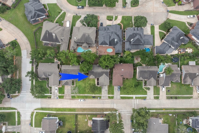 7611 Creekfield Dr, Spring, TX 77379 - aerial overview of property's location featuring nearby suburban area