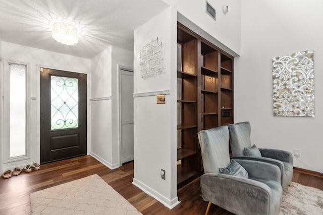 535 Oyster Creek Dr, Richwood, TX 77531 - entrance foyer featuring baseboards and dark wood-style floors