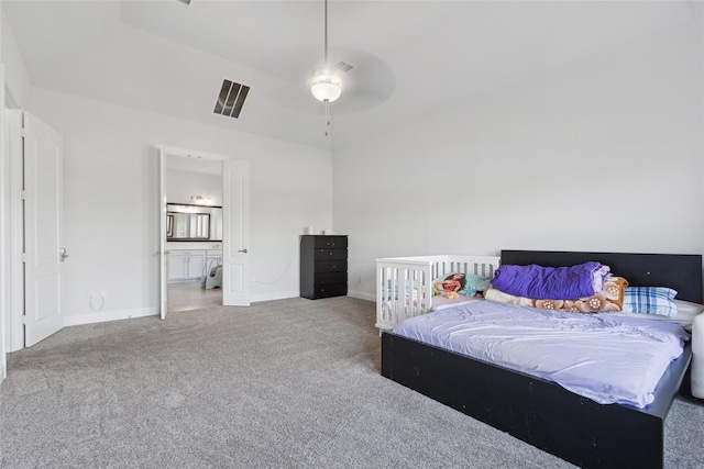 6422 Tiburon Lakes Dr, Katy, TX 77493 - bedroom featuring carpet, baseboards, and ensuite bathroom