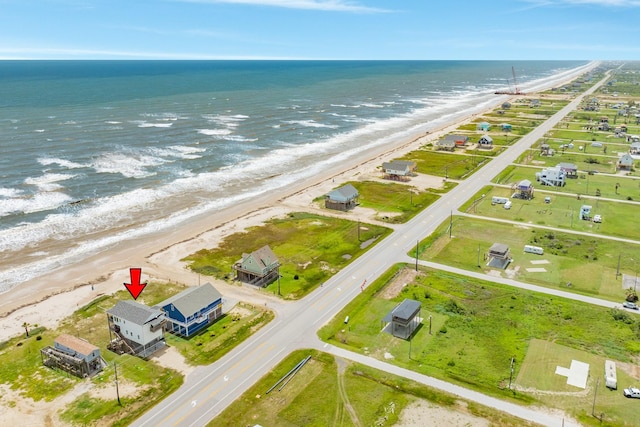 2176 Hwy 87, Gilchrist, TX 77617 - aerial view of waterfront with a beach