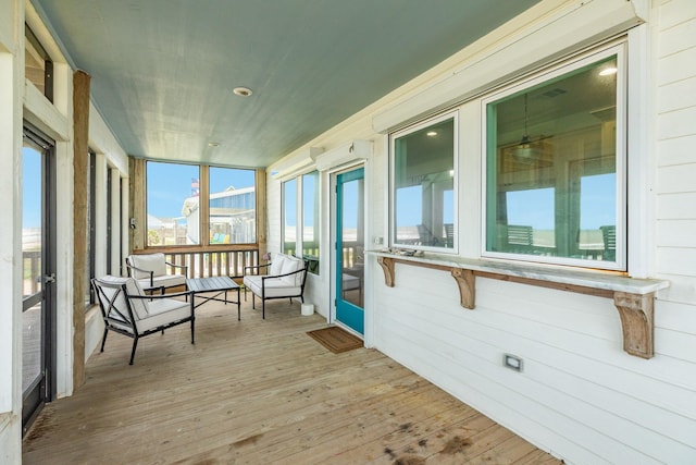 2176 Hwy 87, Gilchrist, TX 77617 - view of sunroom