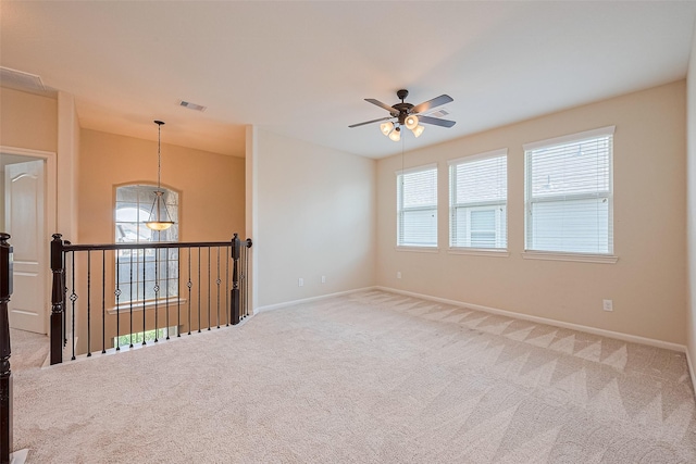 16747 Highland Country Dr, Cypress, TX 77433 - carpeted spare room with a ceiling fan and baseboards