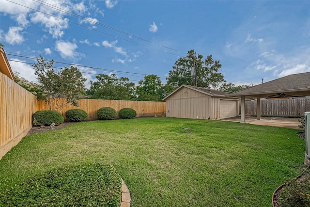 9647 Winsome Ln, Houston, TX 77063 - view of yard with an outbuilding