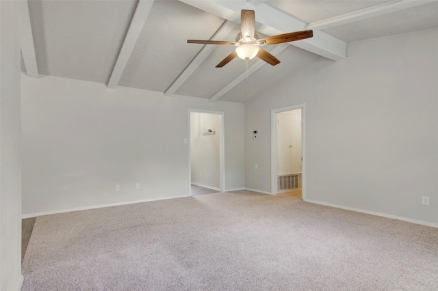 206 Verna St, Jasper, TX 75951 - unfurnished room featuring a ceiling fan, light carpet, and baseboards