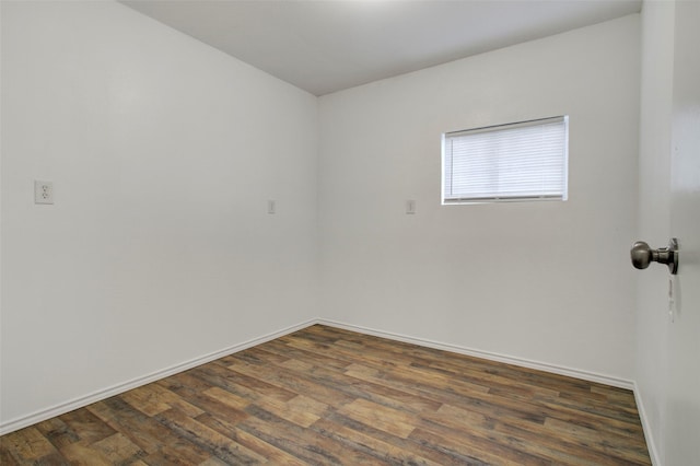 206 Verna St, Jasper, TX 75951 - empty room featuring dark wood-style floors and baseboards