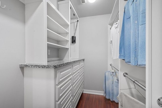 15106 Cranbourne Dr, Houston, TX 77062 - spacious closet with dark wood-type flooring