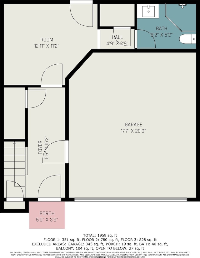 2216 Francis St, Houston, TX 77004 - room layout