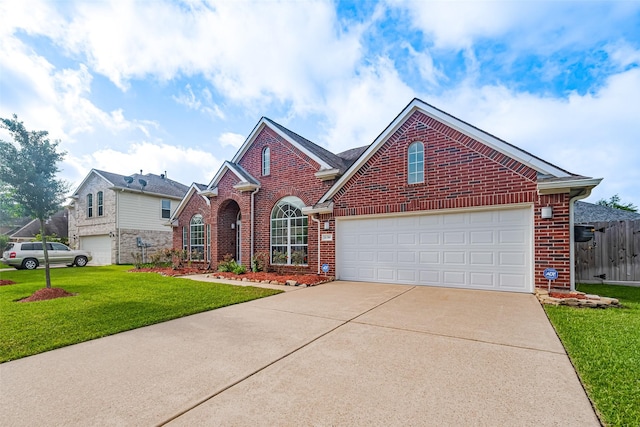 11316 Misty Morning St, Pearland, TX 77584 - traditional-style home featuring brick siding, driveway, and an attached garage