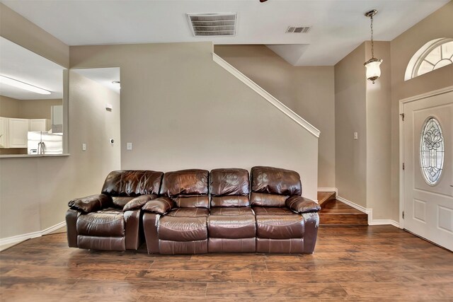 34606 Lake Side Dr, Brookshire, TX 77423 - living room featuring wood finished floors and baseboards