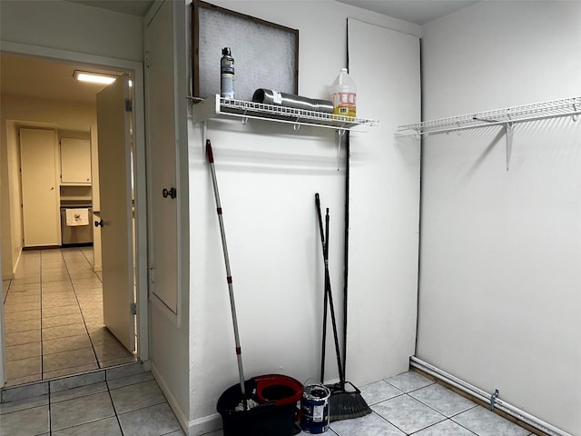 1023 W Snyder St, Alvin, TX 77511 - spacious closet with light tile patterned floors
