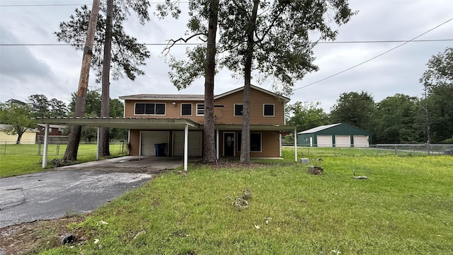 530 N Cattle Dr, Onalaska, TX 77360 - view of front of property with driveway and a carport