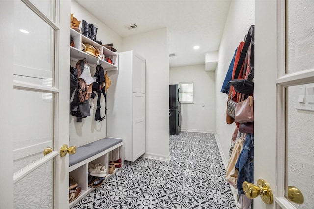 1602 Kelliwood Oaks Dr, Katy, TX 77450 - mudroom featuring baseboards