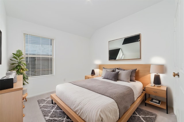 12206 English Mist Dr, Houston, TX 77044 - bedroom featuring lofted ceiling, wood finished floors, and baseboards