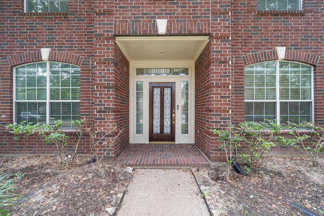 18231 Emerald Stone Ln, Houston, TX 77094 - view of exterior entry with brick siding