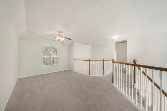 18231 Emerald Stone Ln, Houston, TX 77094 - carpeted empty room featuring a ceiling fan and baseboards