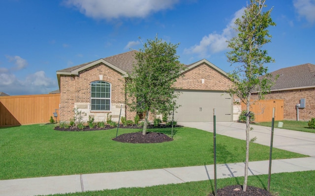 3121 Freeboard Dr, Texas City, TX 77510 - view of front of house featuring brick siding, an attached garage, and concrete driveway