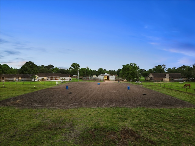 1816 County Road 936b, Alvin, TX 77511 - view of yard with an outdoor riding arena