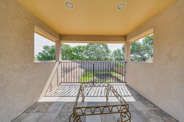8606 Argentina St, Jersey Village, TX 77040 - view of patio / terrace featuring a balcony