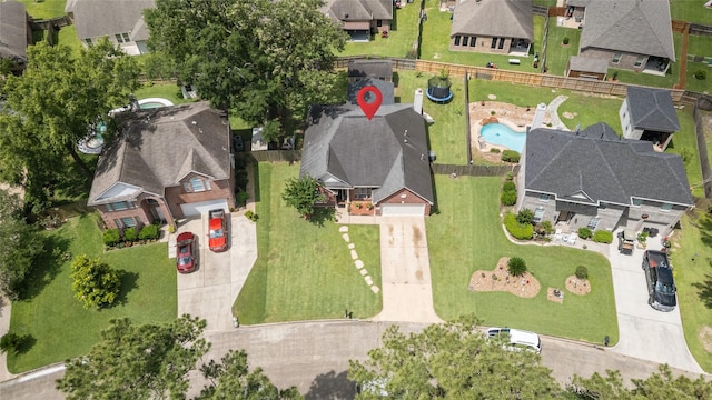 15703 W Astern Dr, Crosby, TX 77532 - view of property location with nearby suburban area and a pool area
