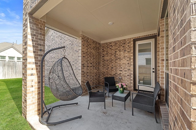 7010 Grassland Vista Ln, Katy, TX 77493 - view of patio with outdoor lounge area