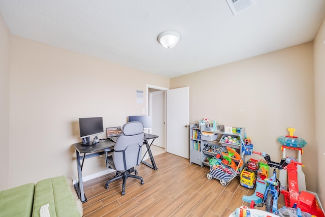 3610 Banks Run Ln, Katy, TX 77449 - home office with wood finished floors