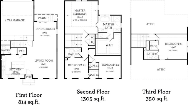2616 Lake Kolbe Ln, Houston, TX 77080 - room layout