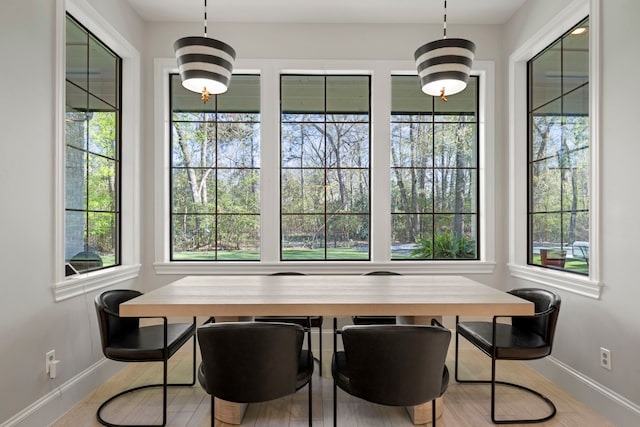 3702 Deerbend Ct, Spring, TX 77386 - dining area featuring plenty of natural light and baseboards