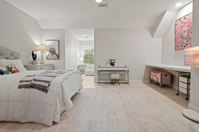 3702 Deerbend Ct, Spring, TX 77386 - bedroom featuring wood finished floors, recessed lighting, and baseboards