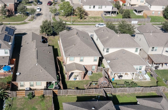 2702 Skyview Moon Dr, Houston, TX 77047 - aerial overview of property's location with nearby suburban area