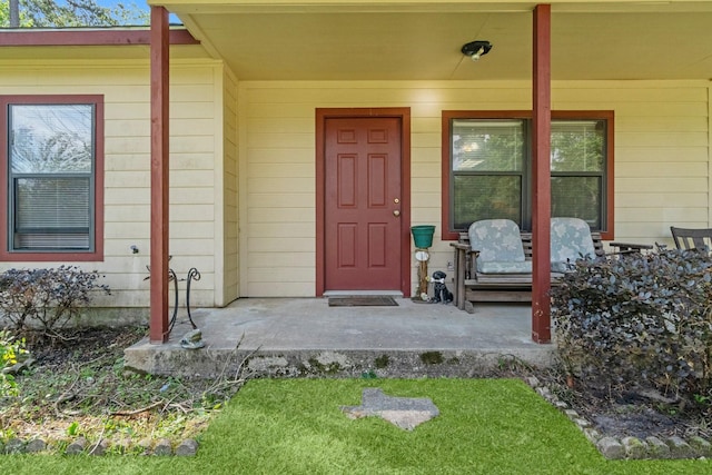 185 Rustic Way, Livingston, TX 77351 - view of doorway to property