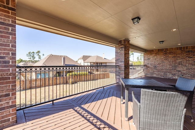 18011 Stari Most Ln, Houston, TX 77044 - view of wooden terrace