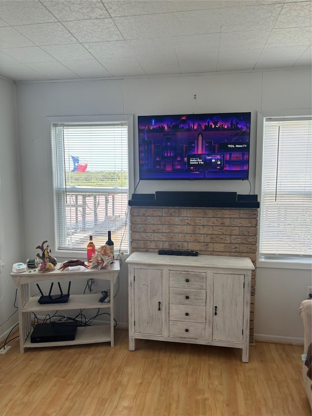 142 Seagull, Sargent, TX 77414 - living room with light wood-style floors
