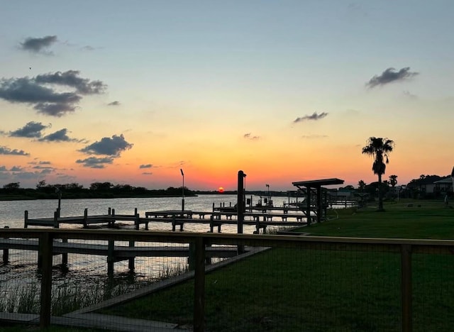 142 Seagull, Sargent, TX 77414 - dock area with a water view