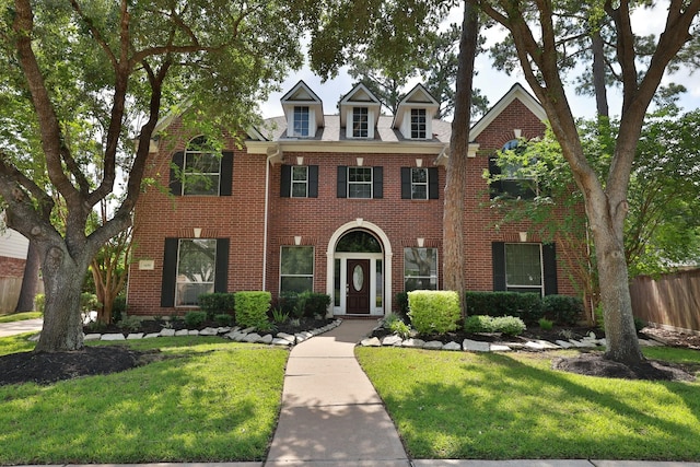 1459 Hatchmere Pl, Spring, TX 77379 - georgian-style home featuring brick siding