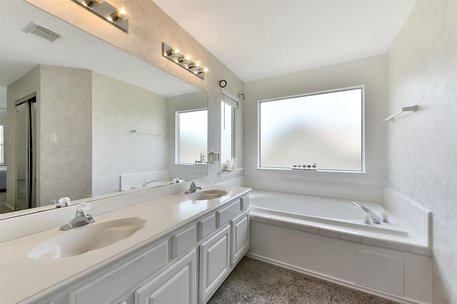 17006 Valley Palms Dr, Spring, TX 77379 - full bath with a bath and double vanity