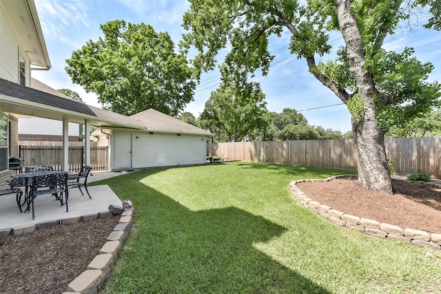 17006 Valley Palms Dr, Spring, TX 77379 - view of yard with a patio area