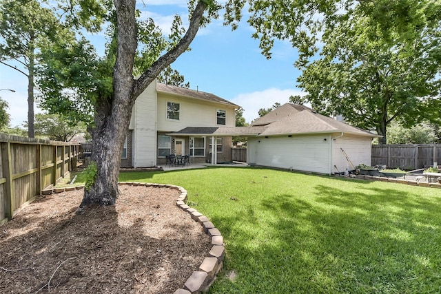 17006 Valley Palms Dr, Spring, TX 77379 - back of property featuring a patio area