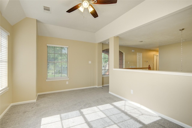 10900 Spruce Dr N, La Porte, TX 77571 - carpeted empty room with ceiling fan and baseboards