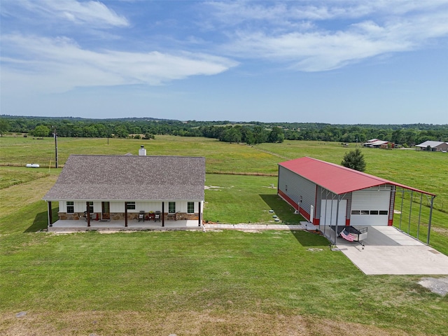 3785 County Road 405, Anderson, TX 77830 - aerial view of property and surrounding area