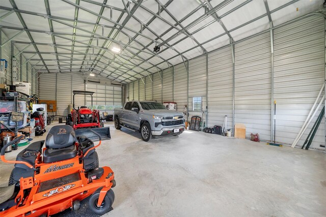 3785 County Road 405, Anderson, TX 77830 - garage featuring metal wall