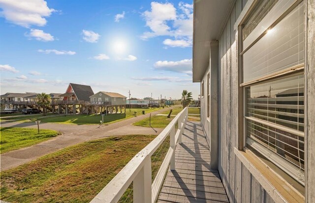 1019 Treaty Dr, Surfside Beach, TX 77541 - balcony featuring a residential view