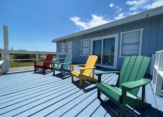 1019 Treaty Dr, Surfside Beach, TX 77541 - view of wooden deck
