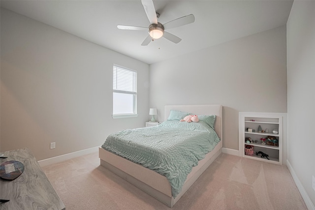 21714 Jenolan Ridge Rd, Cypress, TX 77433 - bedroom featuring carpet, baseboards, and ceiling fan