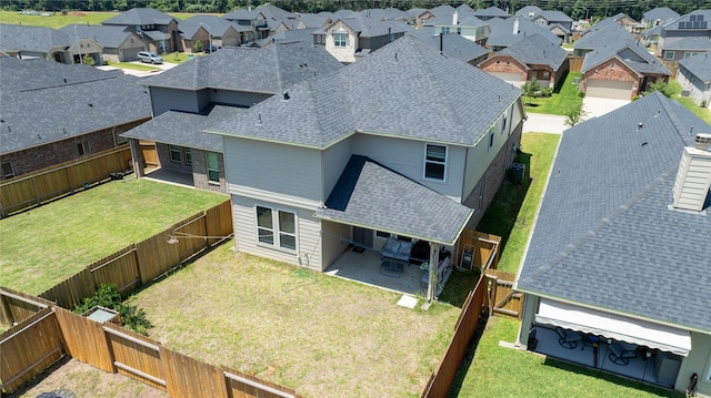 22614 Rosy Heights Trl, Tomball, TX 77377 - aerial view of residential area