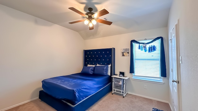 22614 Rosy Heights Trl, Tomball, TX 77377 - carpeted bedroom featuring a ceiling fan and baseboards
