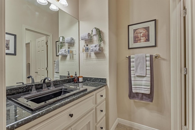 11872 Seashell Cir, Montgomery, TX 77356 - bathroom with vanity and baseboards