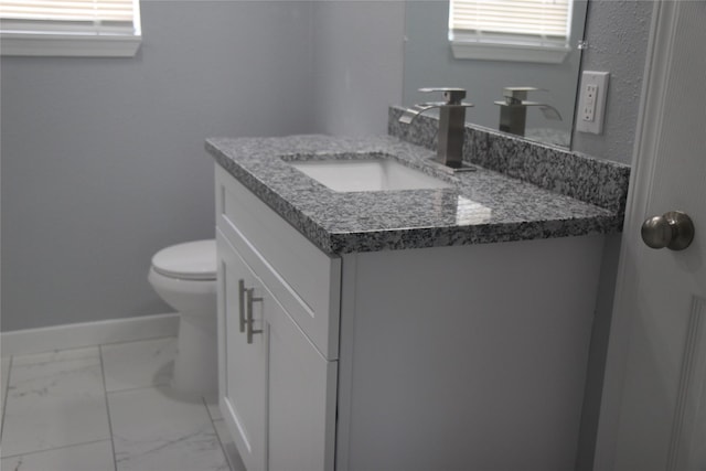1115 W 4th St, Freeport, TX 77541 - bathroom with vanity and marble finish flooring