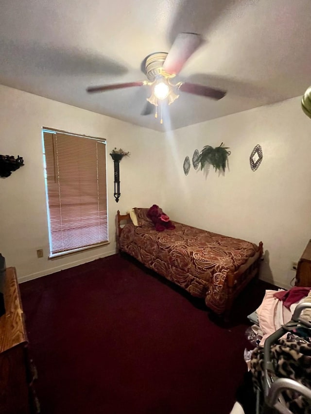 2923 Ellington St, Houston, TX 77088 - bedroom with ceiling fan and carpet flooring
